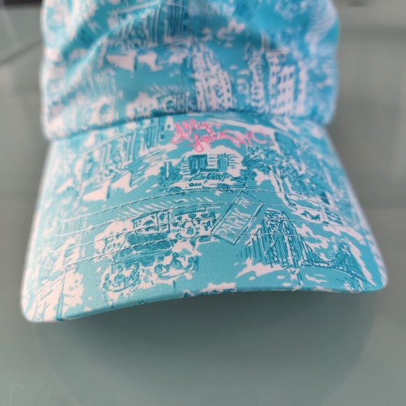 Lilly Pulitzer Blue and Pink Patterned Hat - Picture 7 of 7
